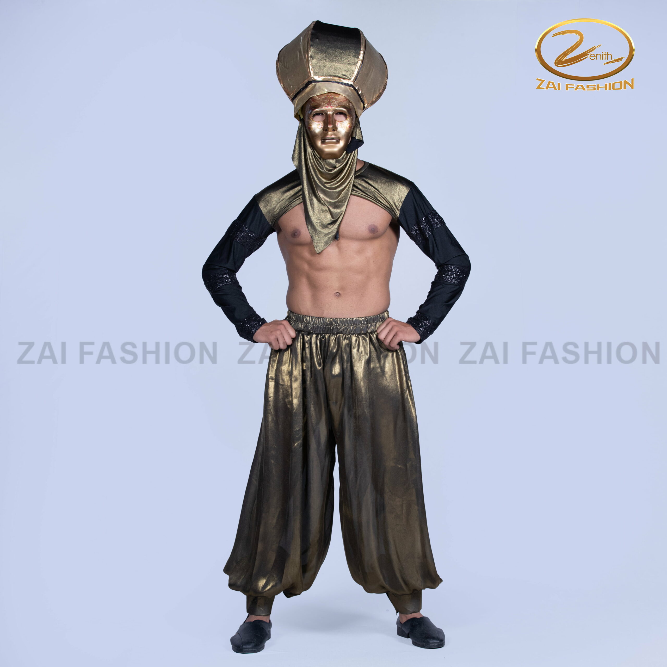 Metallic Grey Bollywood Indo-Western