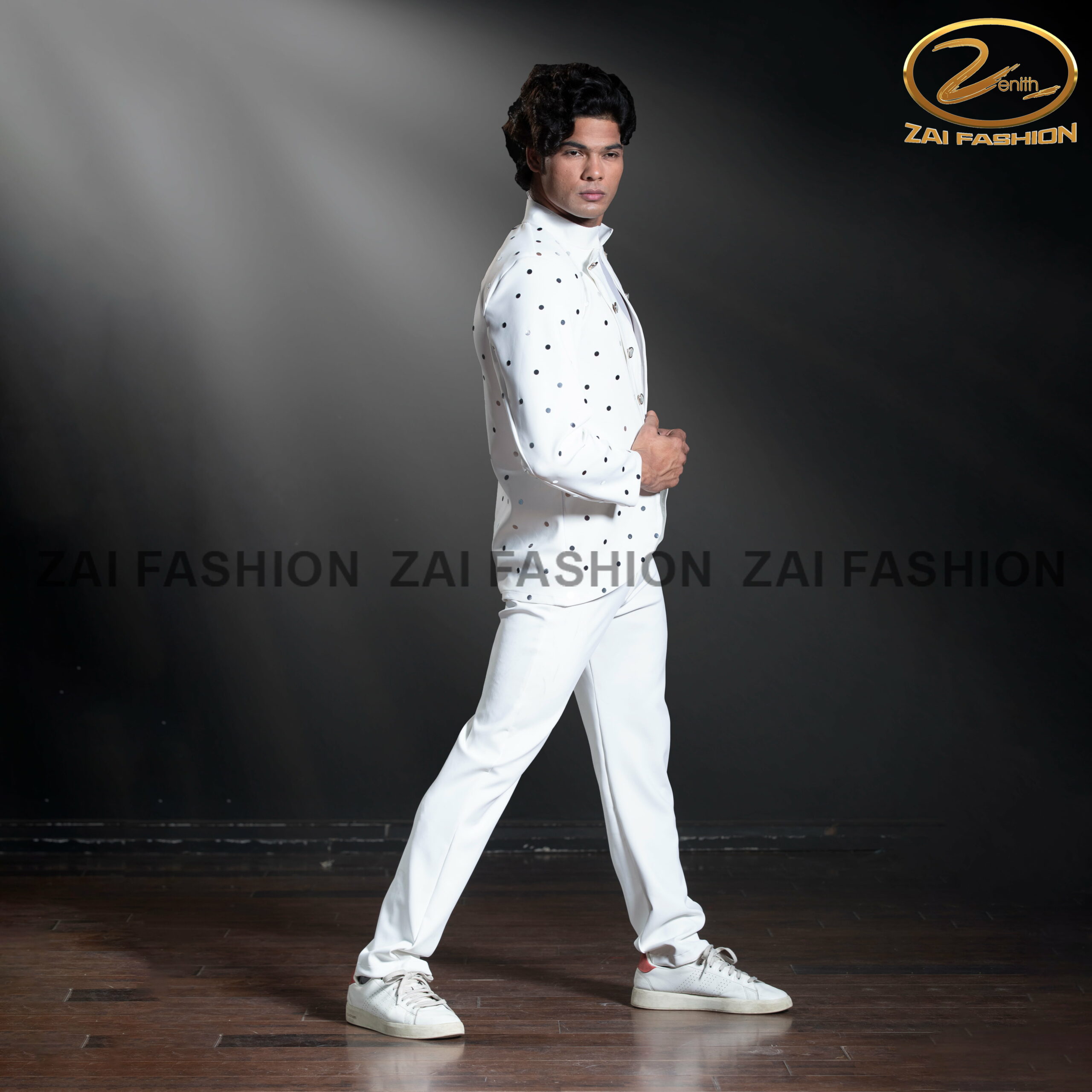 White Mens Western Outfit - Image 2