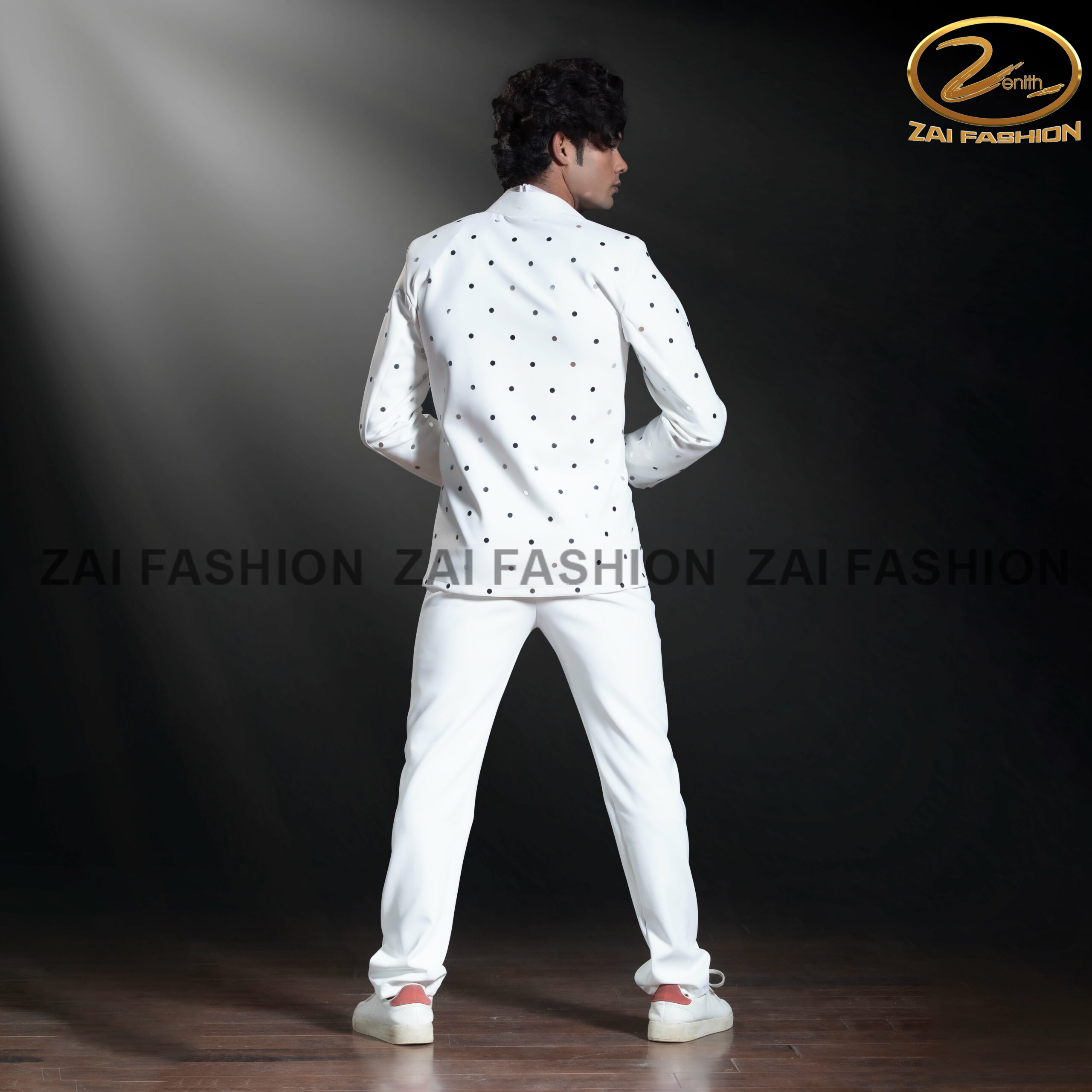 White Mens Western Outfit - Image 3