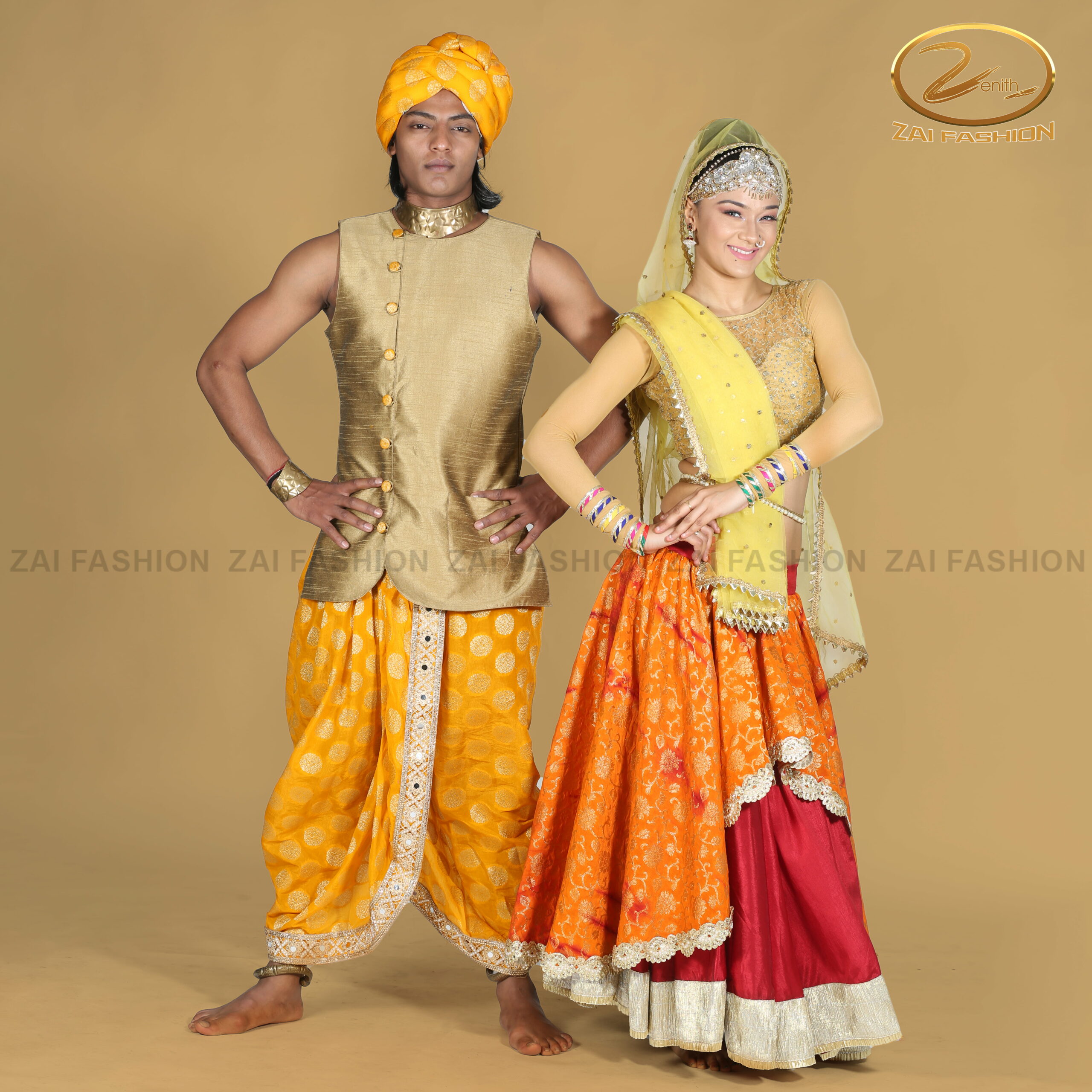 Indian Ethnic Couple Outfit