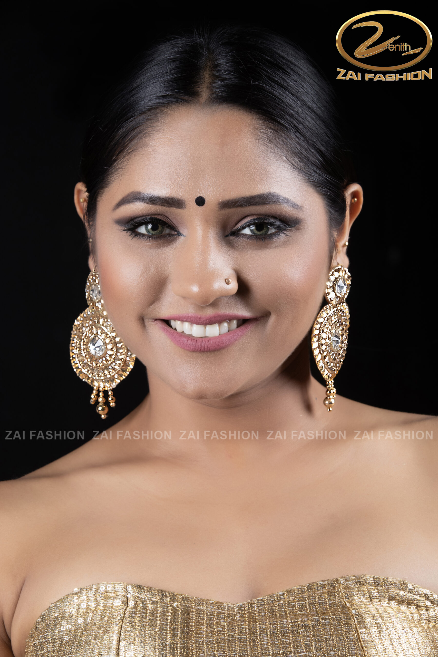 Handmade Statement Earrings - Image 3