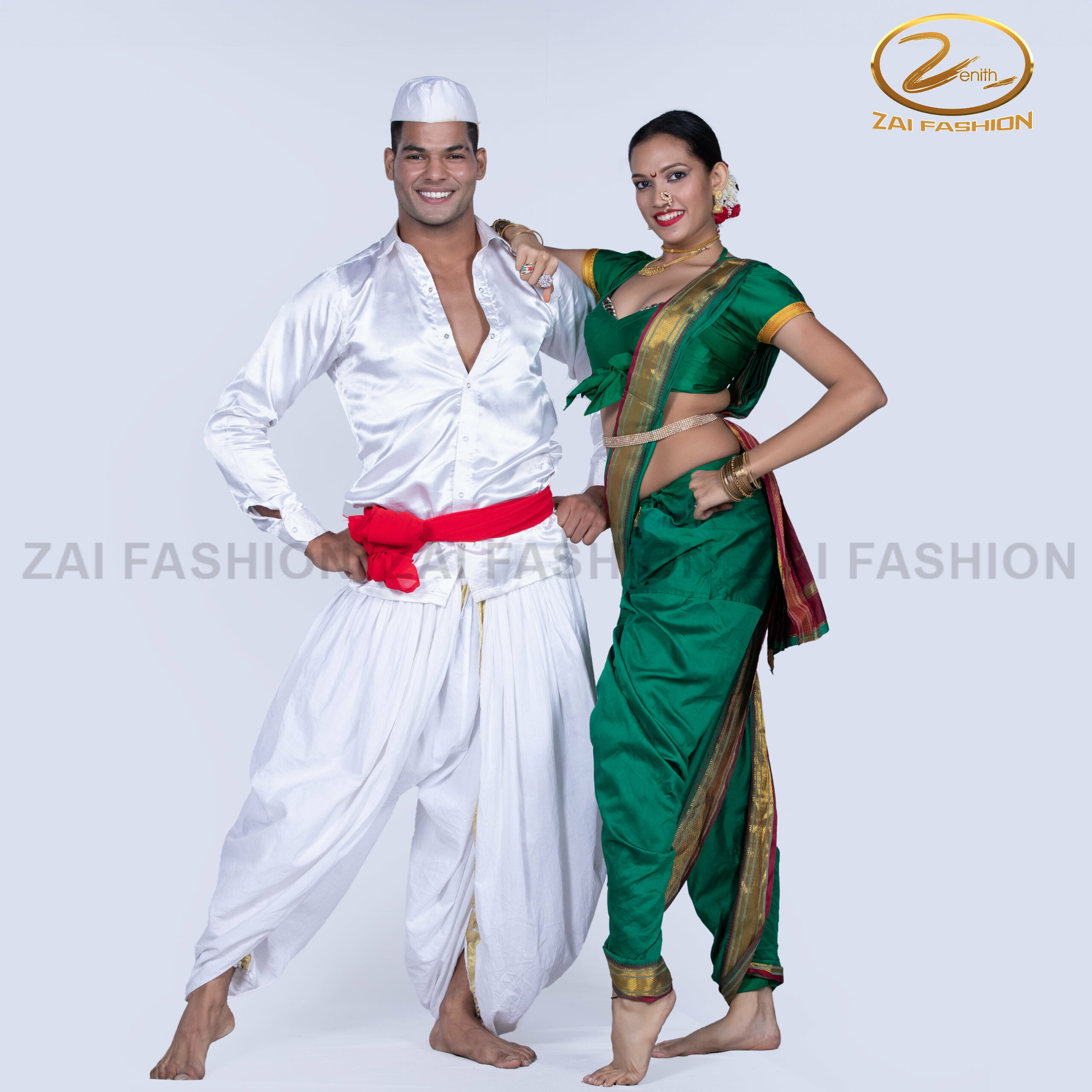 Maharashtrian Couple Costume