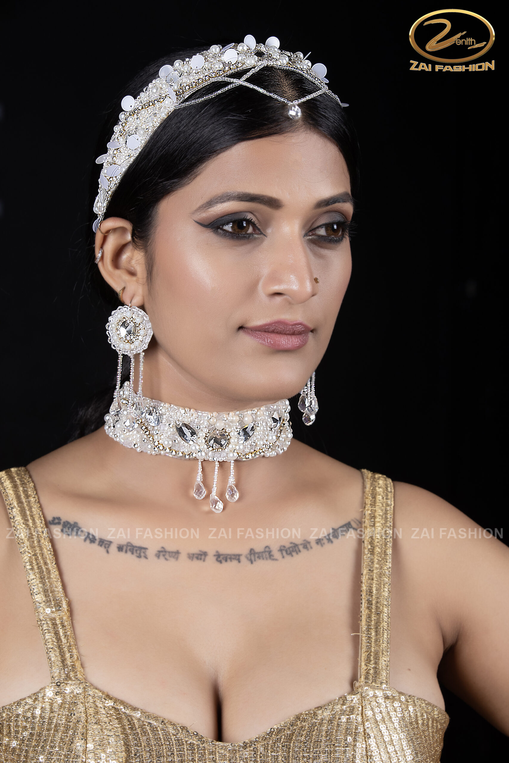 Handmade Crystal Tiara Set - Image 2