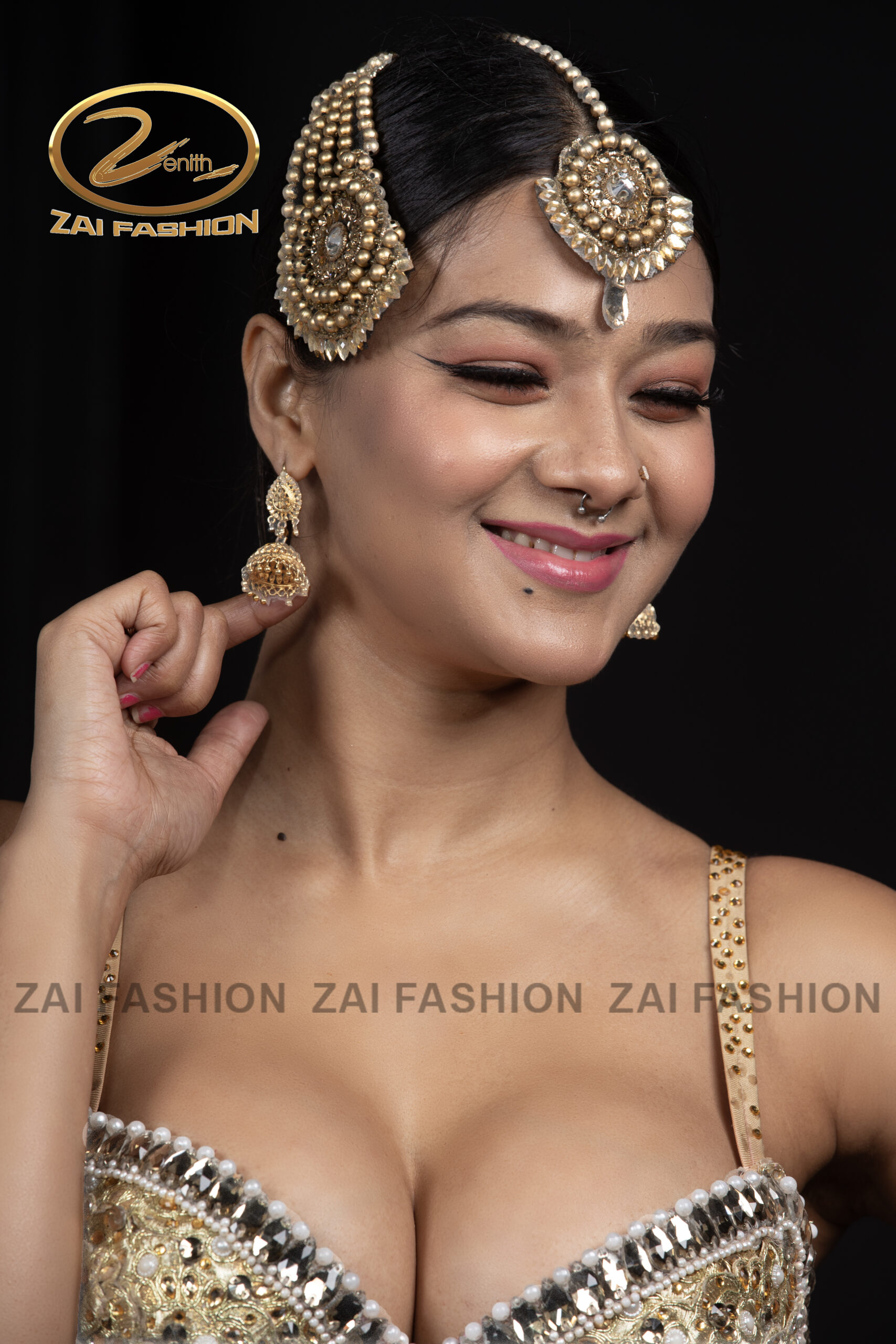 Handmade Twin Rosette Pasa & Mathapatti Set
