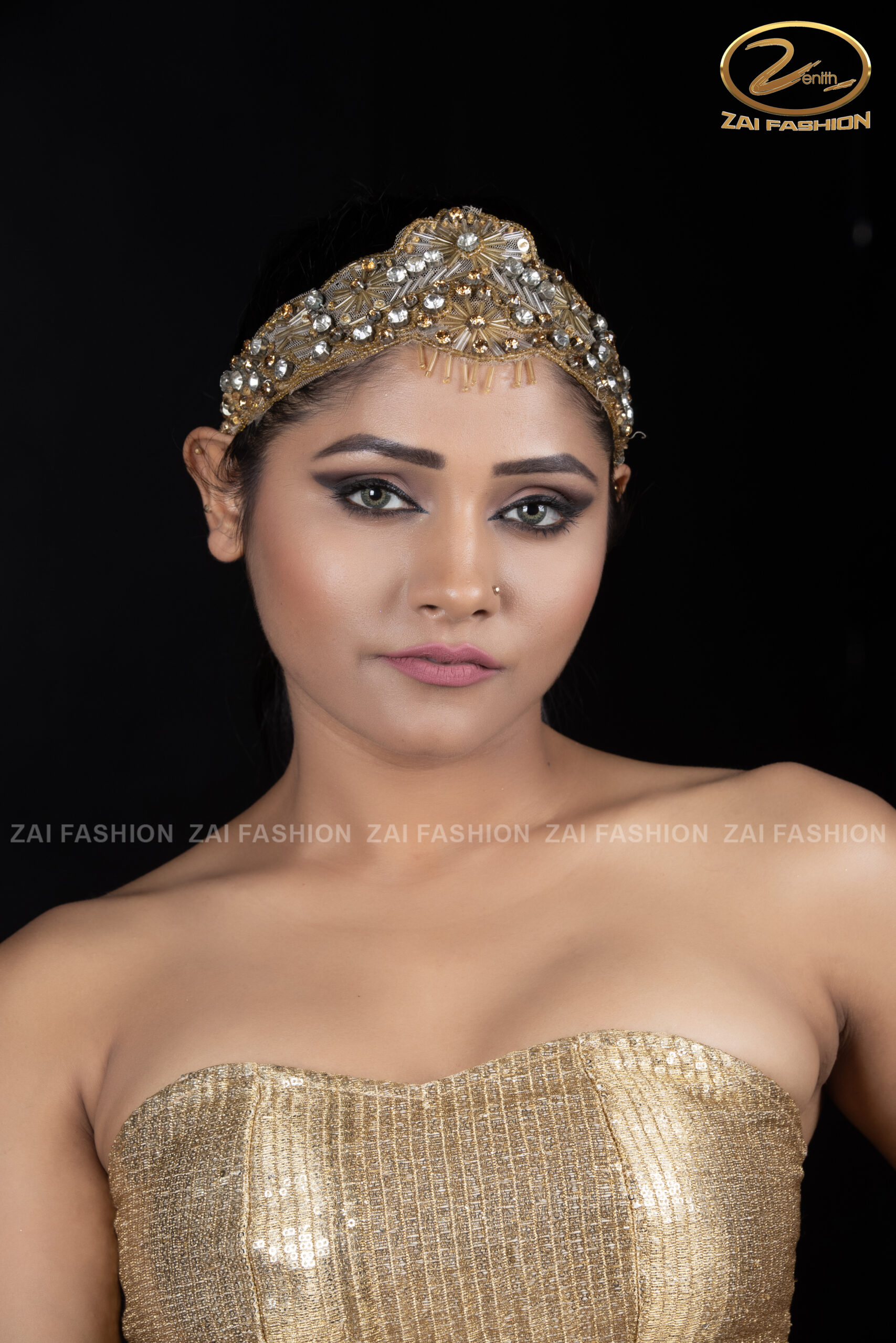 Handmade Golden Mathapatti