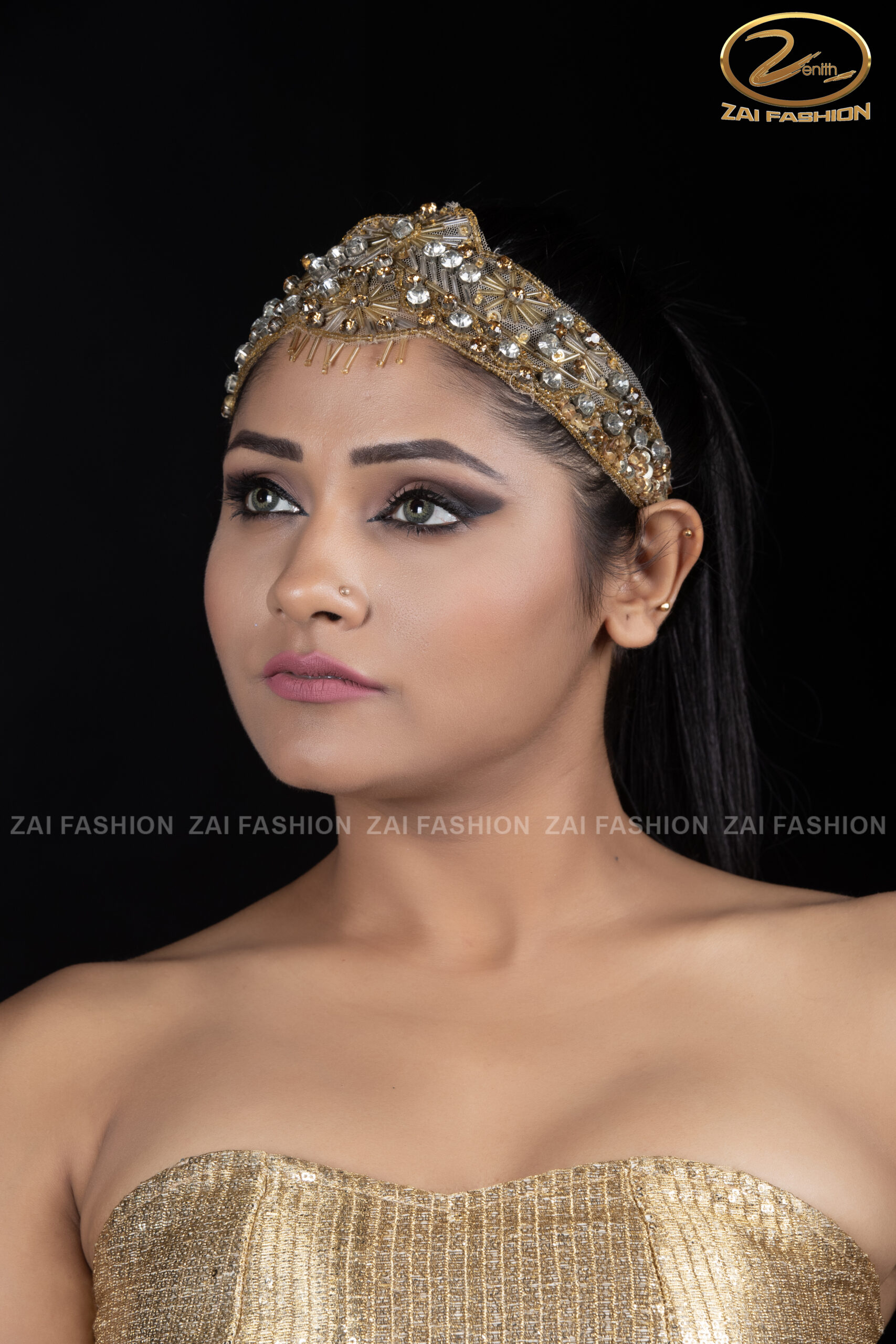 Handmade Golden Mathapatti - Image 4