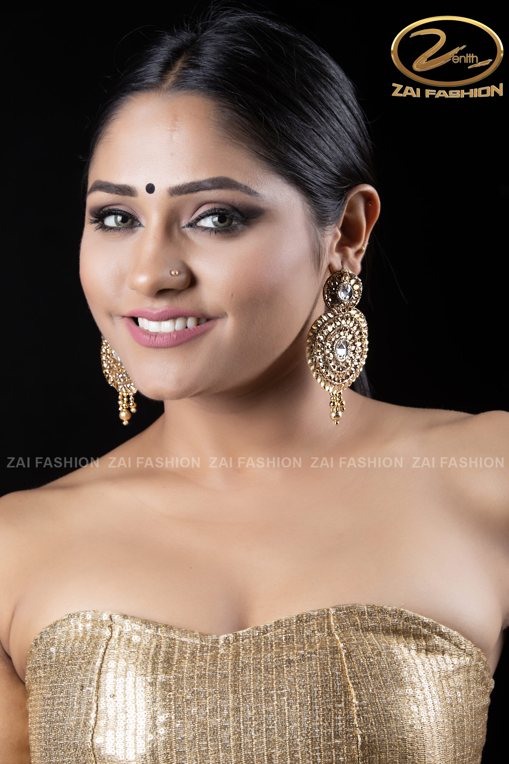 Handmade Statement Earrings - Image 2