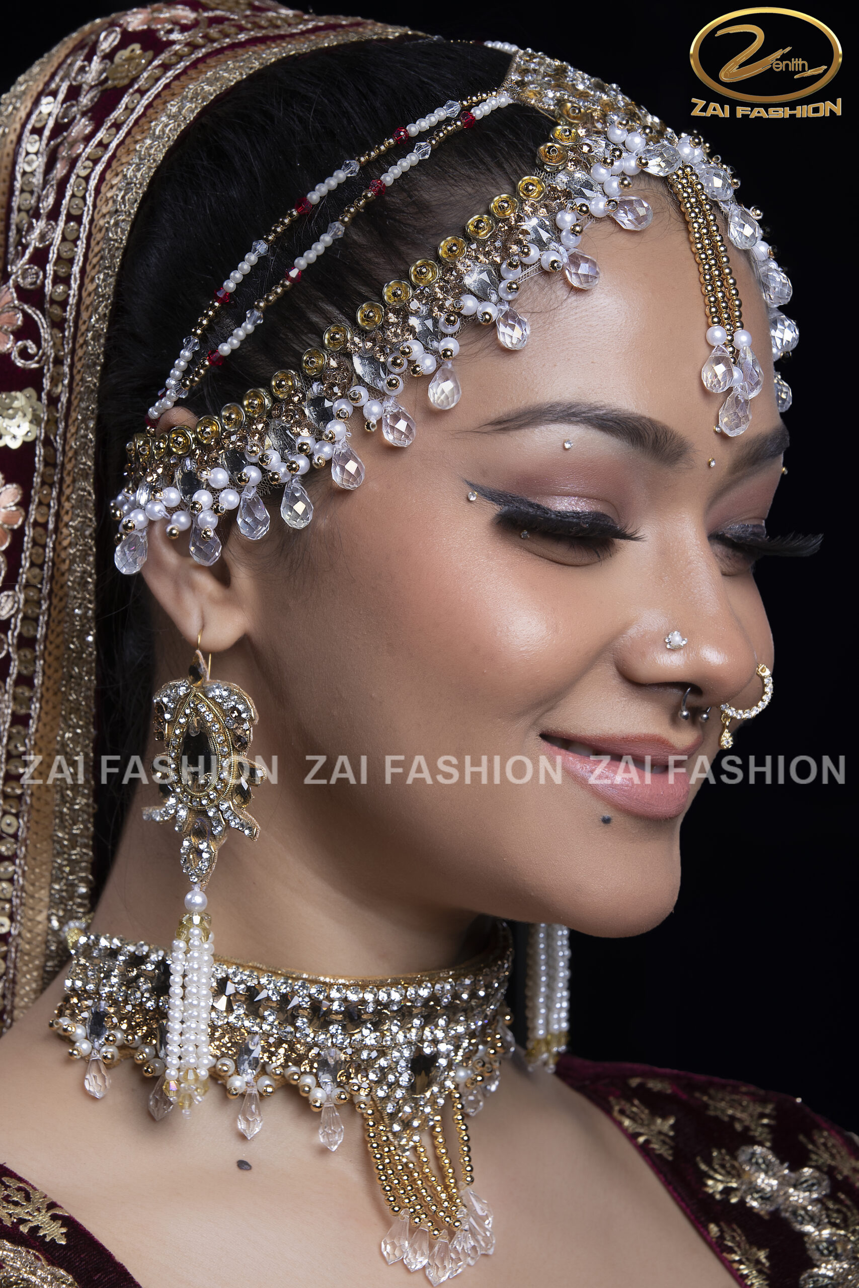 Handmade Crystal Bridal Set