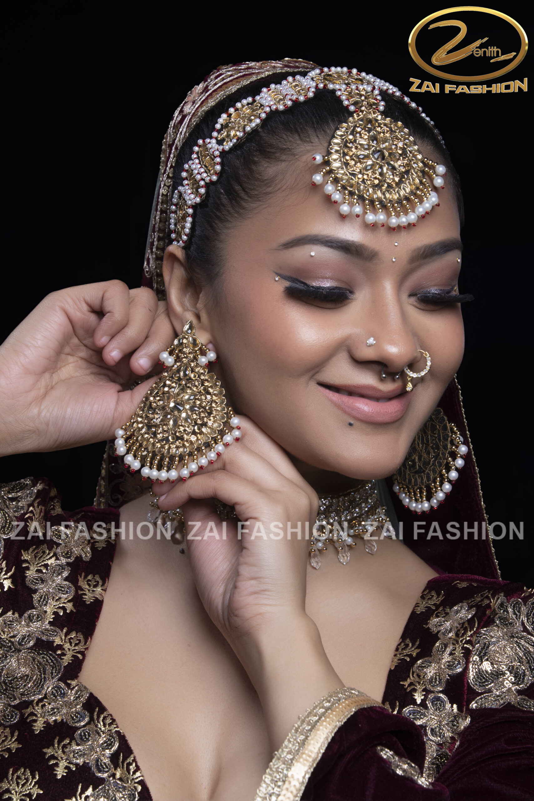 Handmade Bridal Kundan Set - Image 2