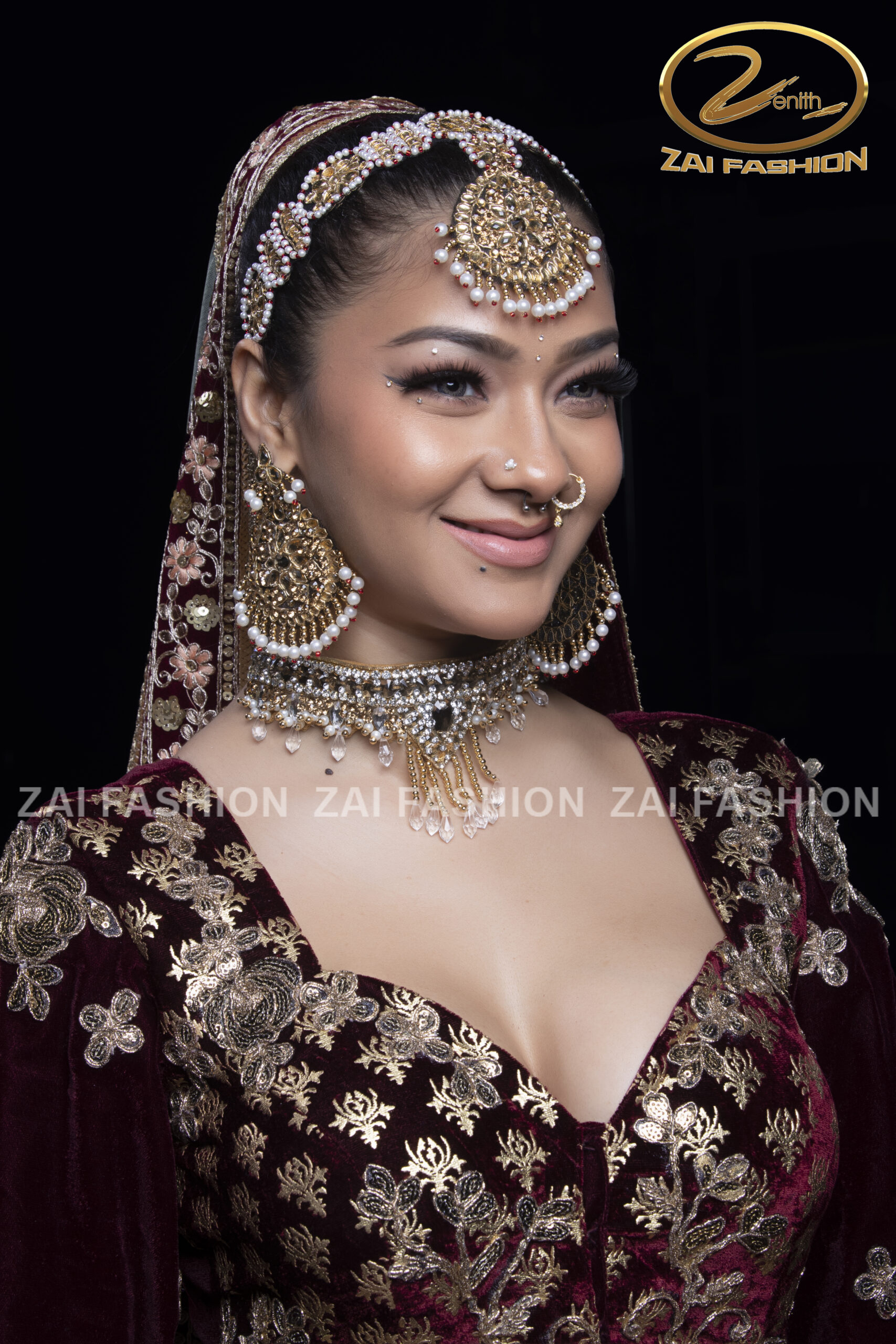 Handmade Bridal Kundan Set - Image 3