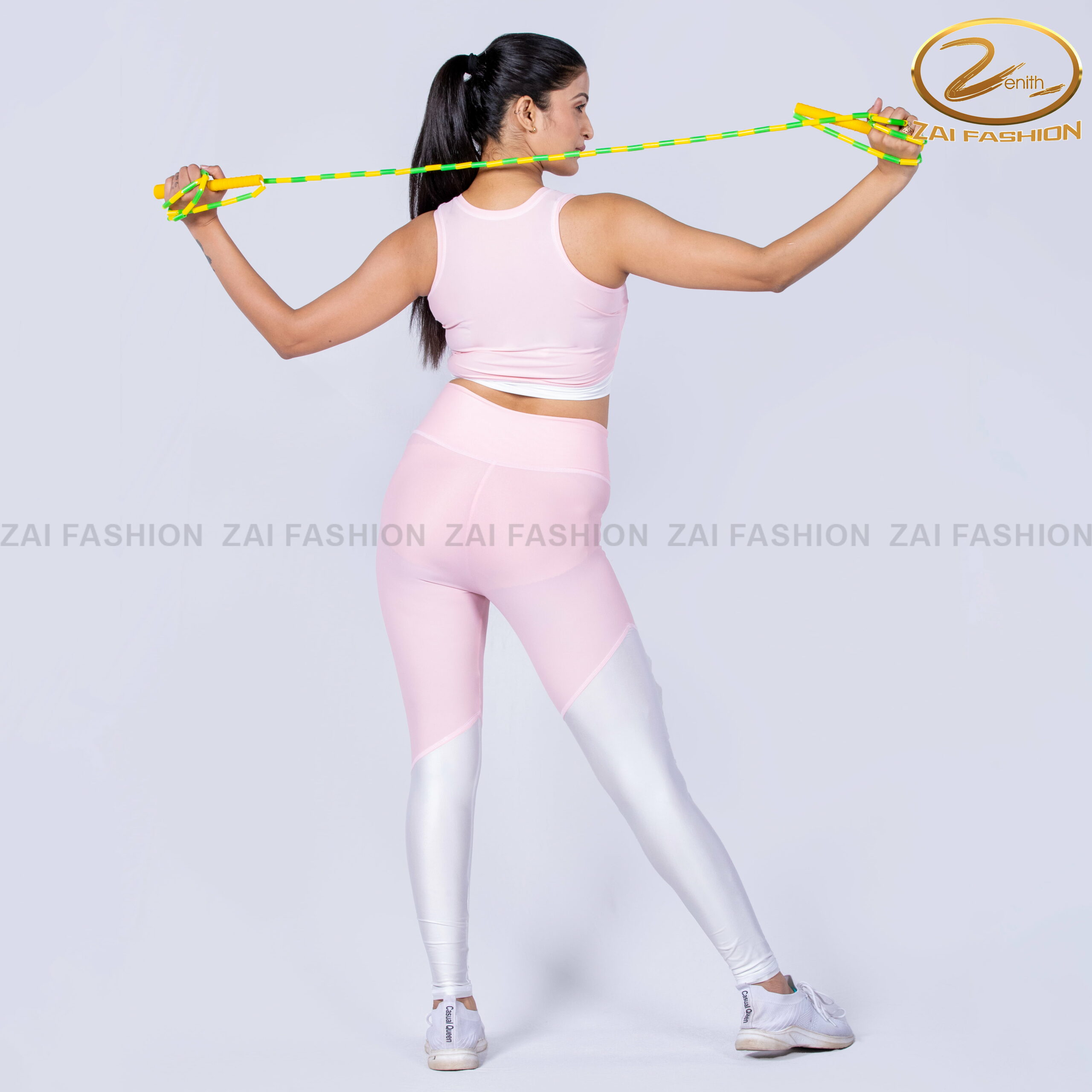 Pink and White Activewear - Image 4
