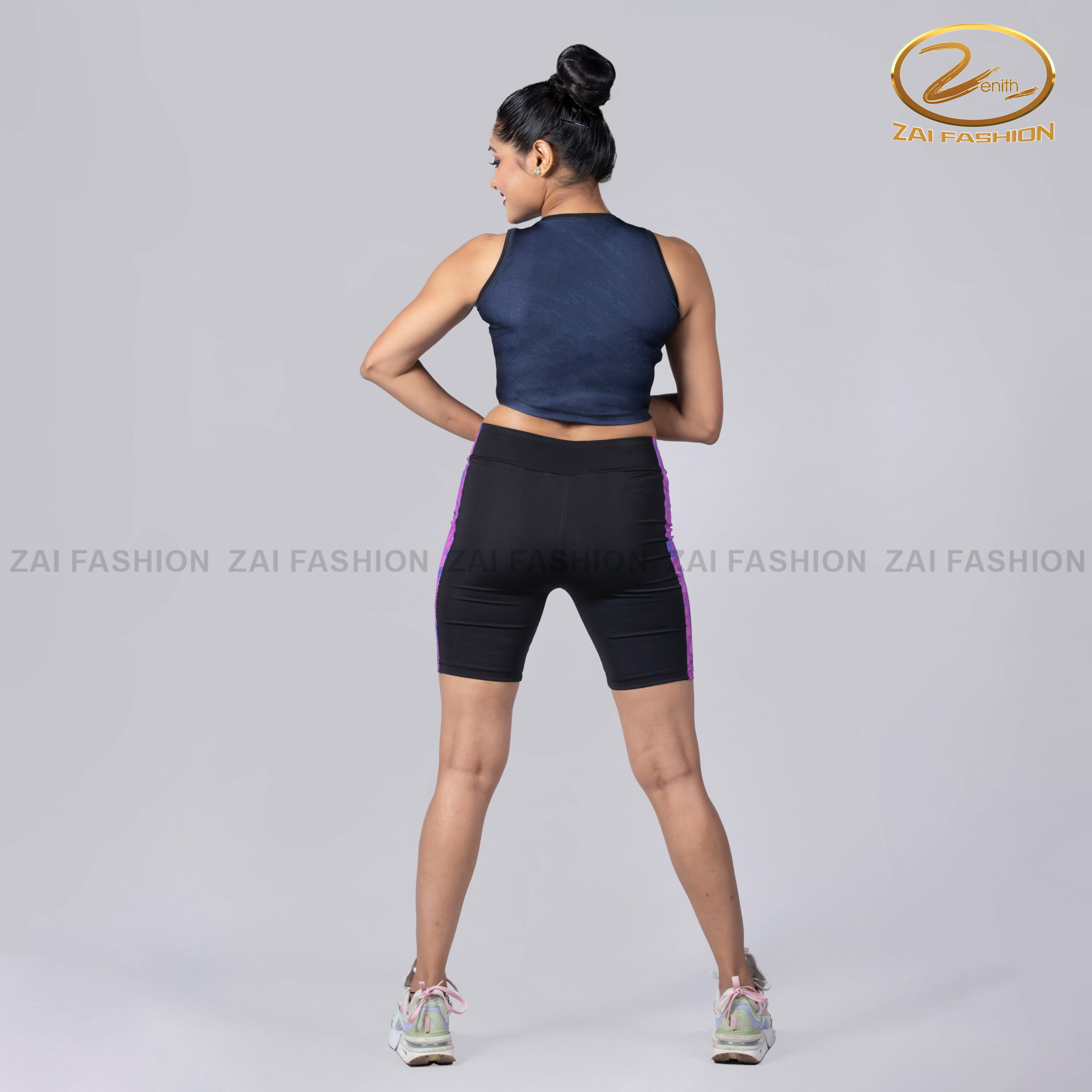Blue & Black Activewear Set - Image 3