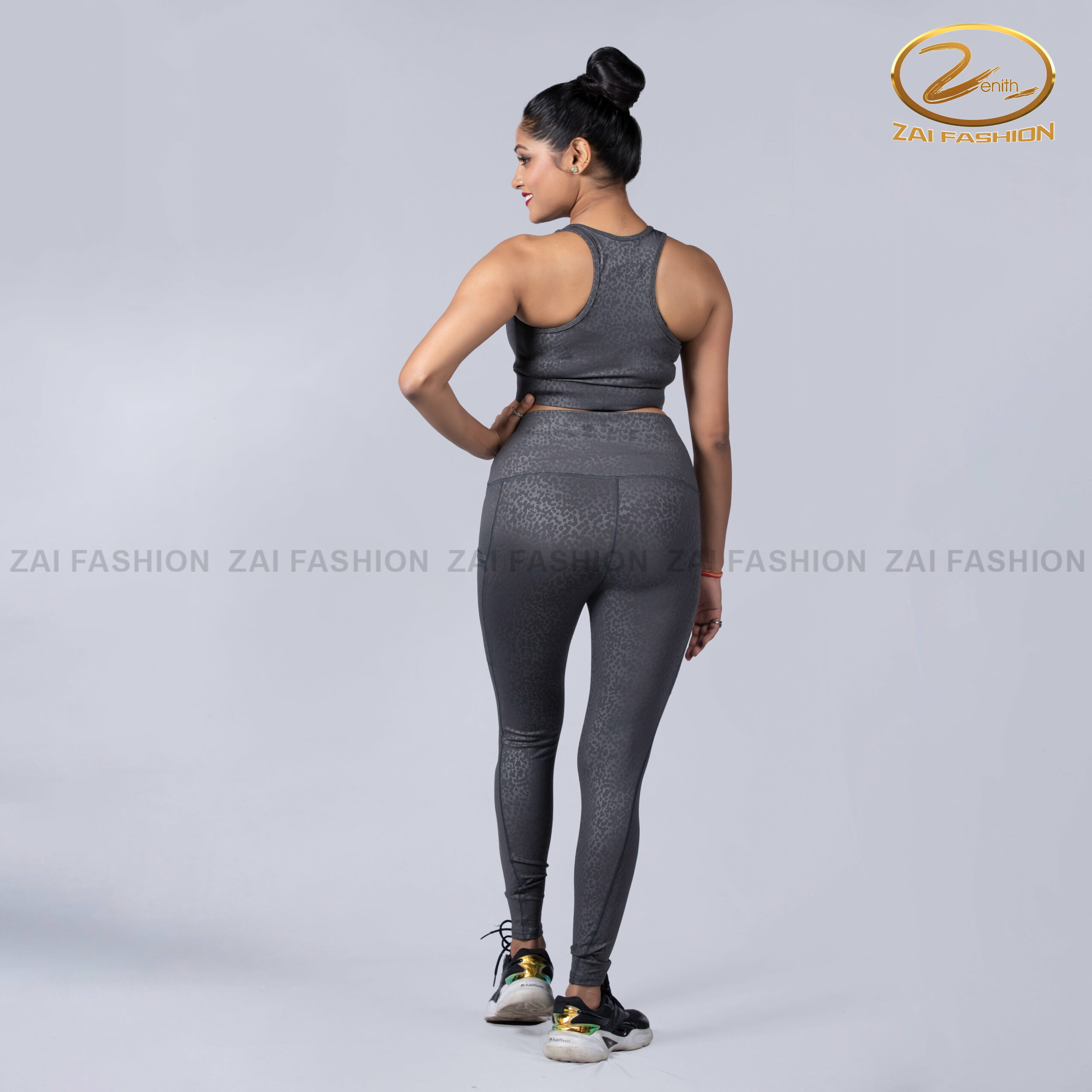 Shadow Print Activewear Set - Image 3
