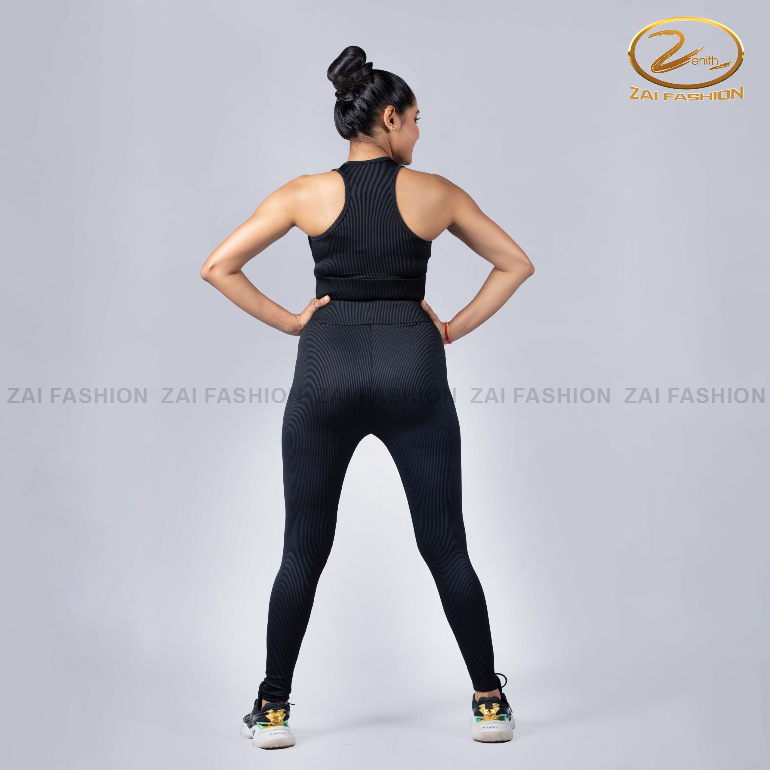 The Classic Black Activewear Set - Image 2
