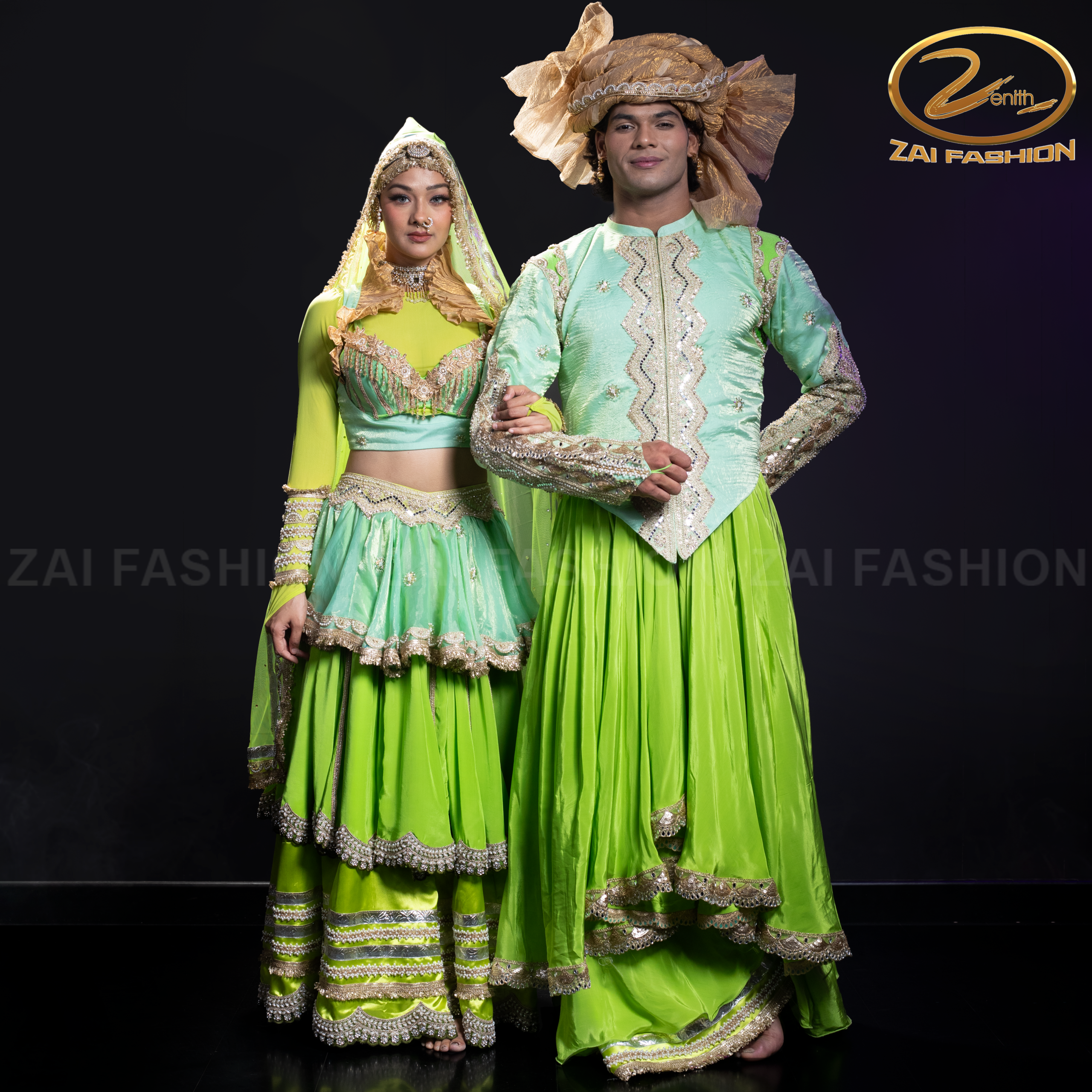 Royal Parrot Couple Dance Costume