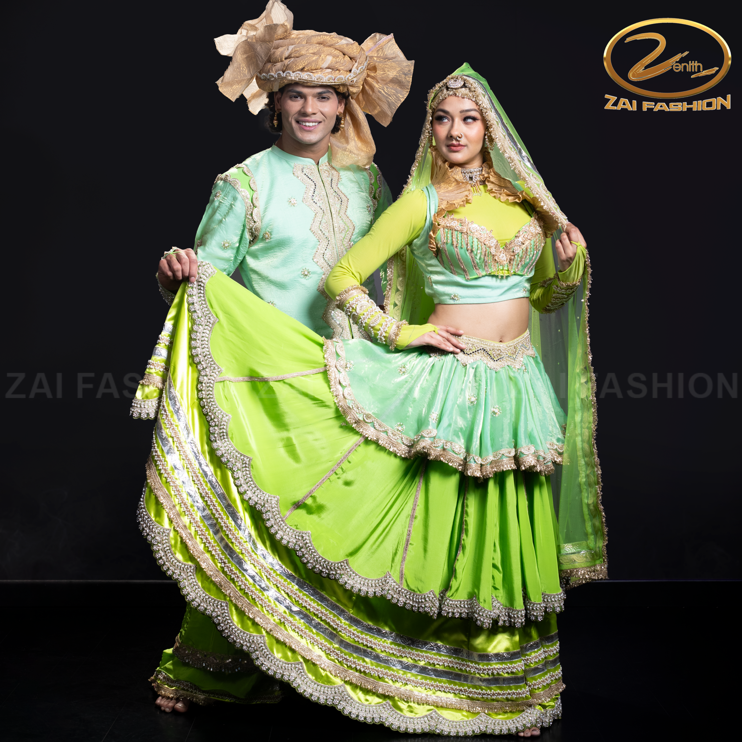 Royal Parrot Couple Dance Costume